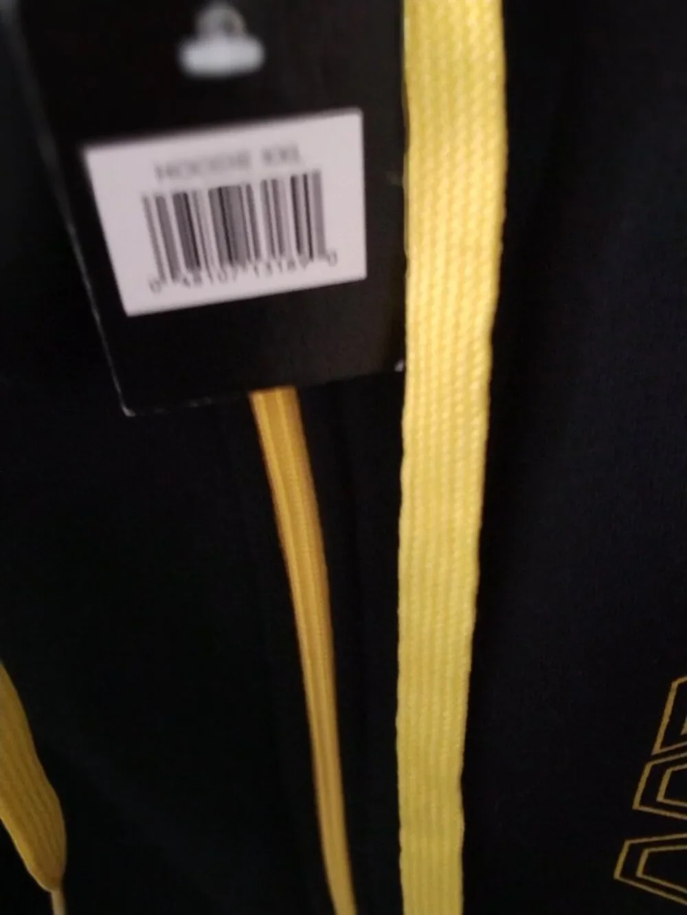 Men's GNC Full Zip Hoodie Size XXL Black NWT
